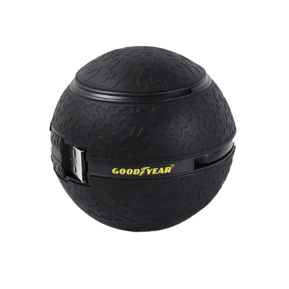 كابل شحن السيارة مع أطراف شحن متعددة - iPhone، Android، USB-C - حل شحن عالمي لسيارتك مع محول منافذ usb من منفذ الولاعة على شكل كرة مميزة