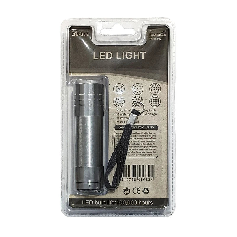 9-LED Battery-Operated Flashlight