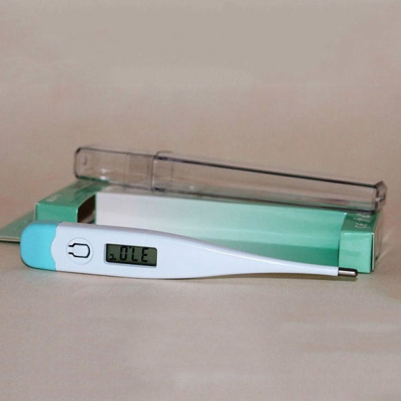 مقياس حرارة رقمي LCD من BabyLy للأطفال والبالغين، مقياس حرارة تحت الإبط، طبي