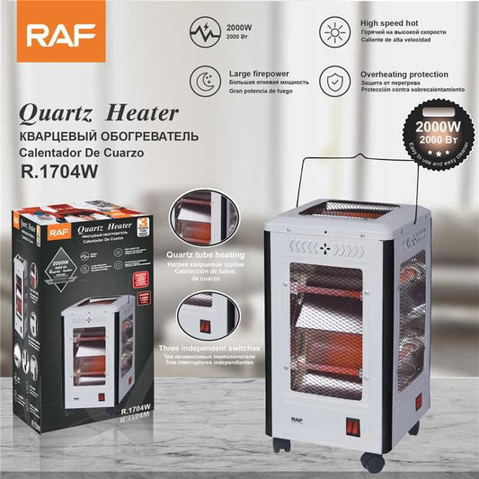 RAF 2000W Quartz Heater - Model R.1704W