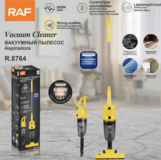 RAF R.8764 Stick and Handheld Vacuum Cleaner - 600W Power and Cleaning Effectiveness