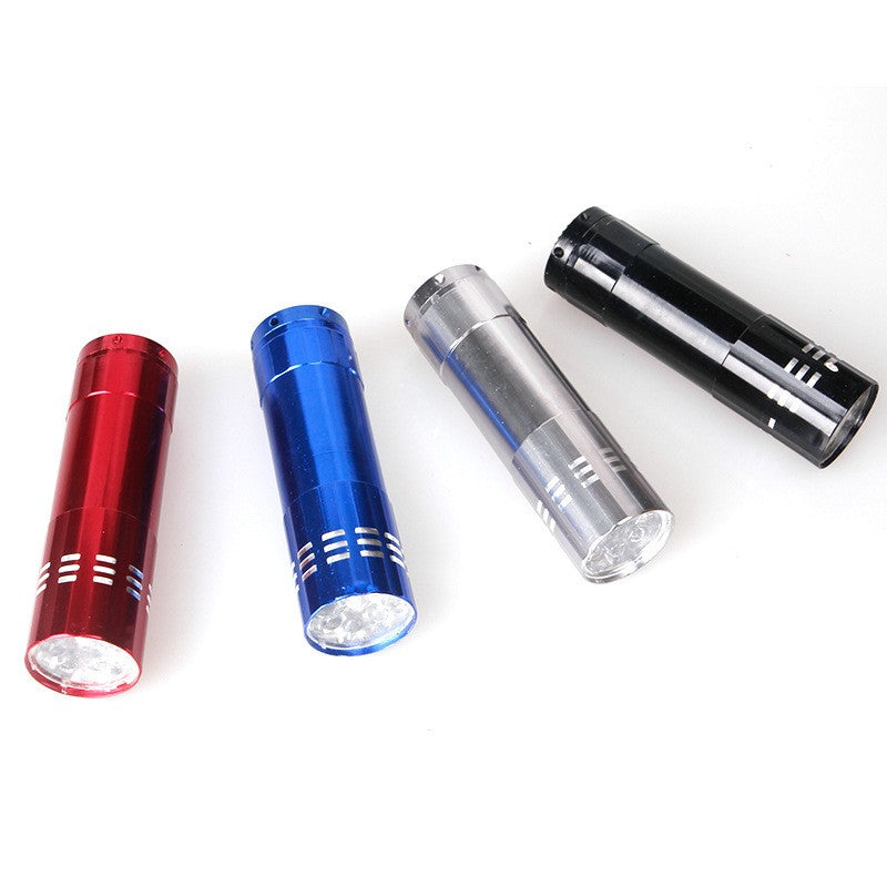 9-LED Battery-Operated Flashlight