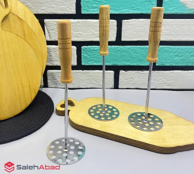 هراسة بطاطس ، بمقبض خشبي، مفرمة لحم يدوية، هراسة أفوكادو، هراسة خضار