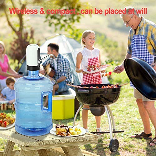 Rechargeable electric bottle pump