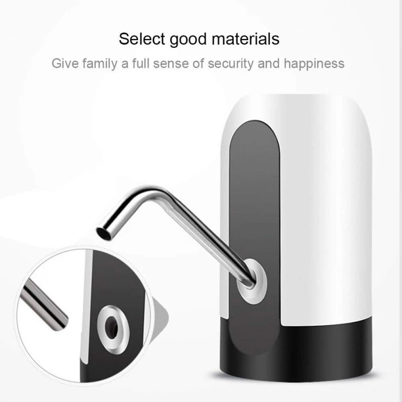 Rechargeable electric bottle pump