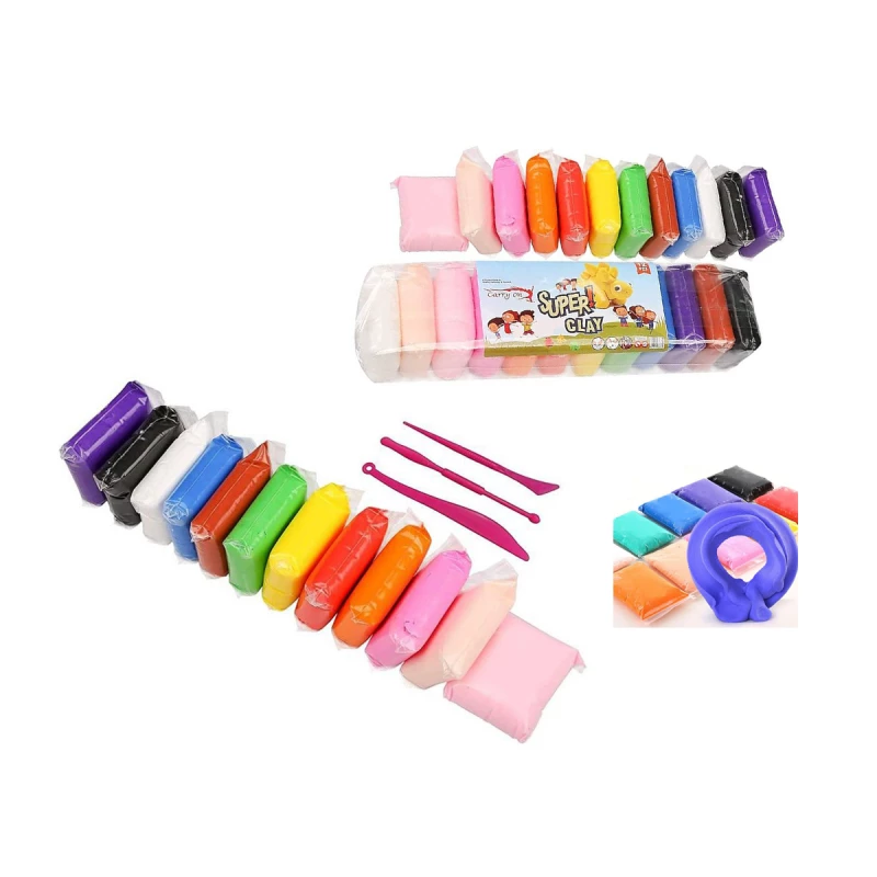 معجونة الأطفال – 12 قطعة ملونة آمنة وممتعة