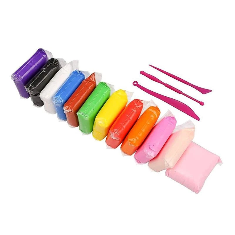 معجونة الأطفال – 12 قطعة ملونة آمنة وممتعة