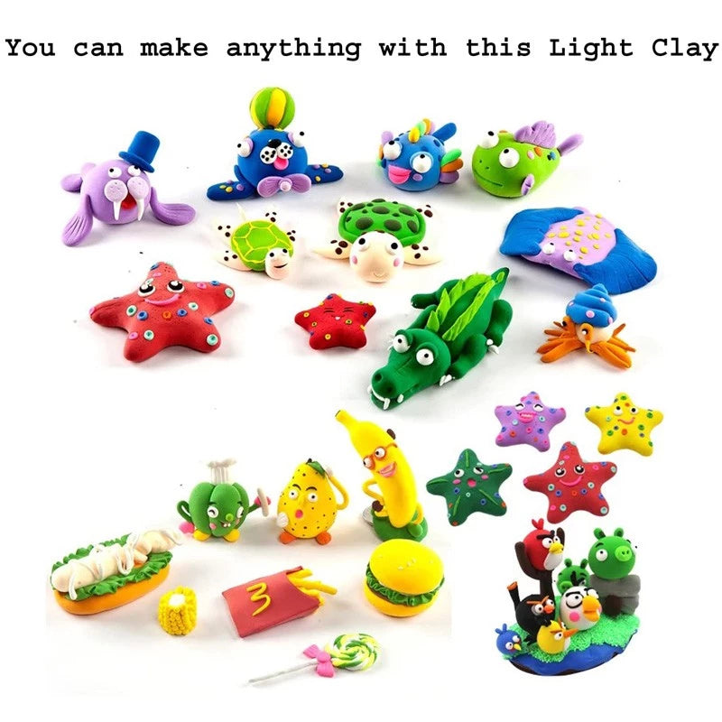 معجونة الأطفال – 12 قطعة ملونة آمنة وممتعة