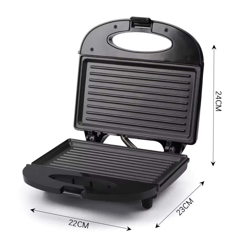 جرل صانعة ساندويتش كهربائية RAF - 750W - سطح غير لاصق - R.2538T&nbsp;