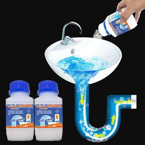 Drain cleaning powder