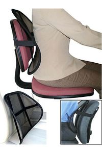 مسند الظهر الشبكي لدعم الفقرات القطنية