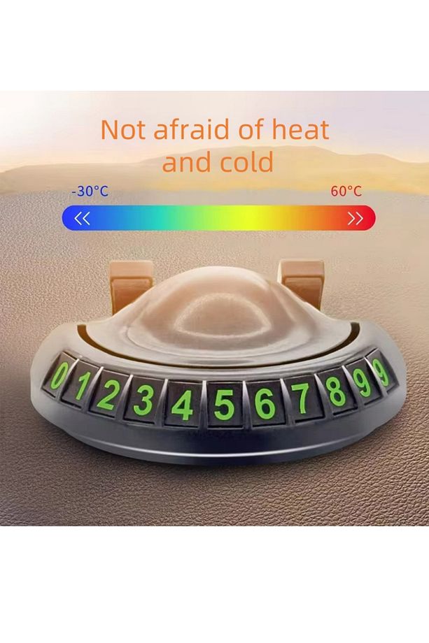 حامل هاتف دوار 360 درجة مع لوحة لرقم الهاتف – رفيقك المثالي في السيارة!