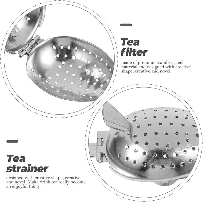 Stainless Steel Coffee Tea Strainer Safe and Easy to Clean Silver Mesh Spoon Home Accessories Durable Loose Leaf Tea Strainer