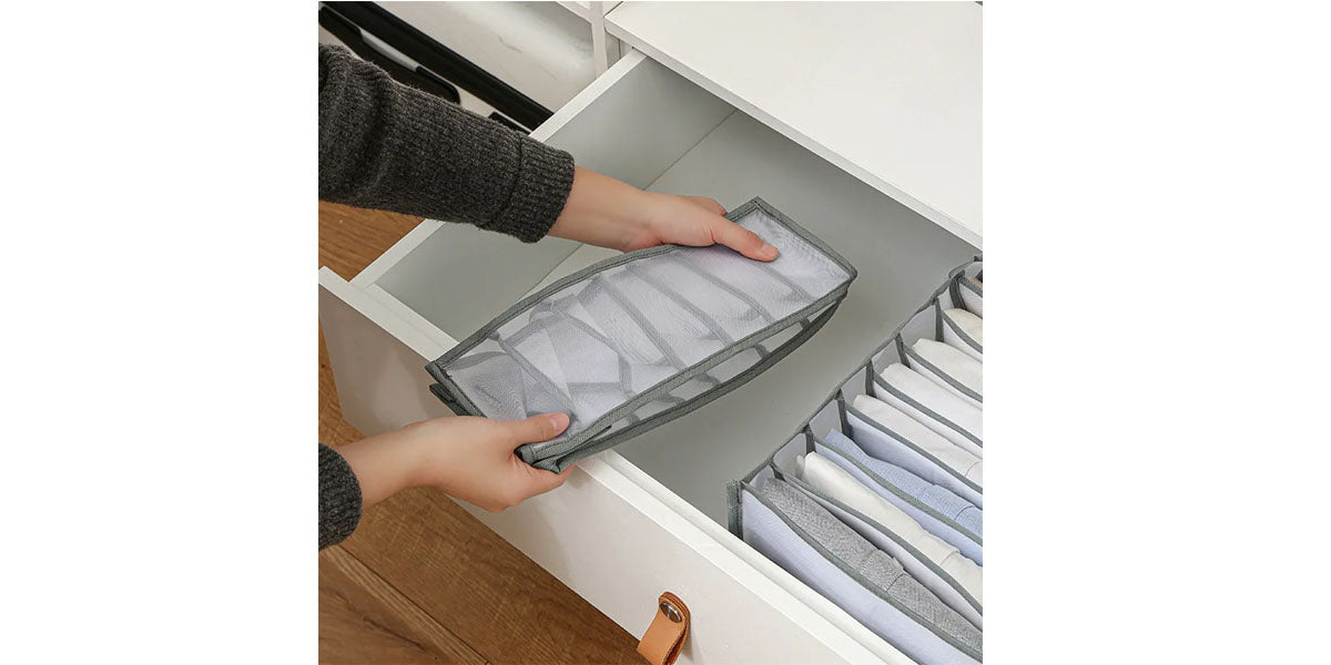 Drawer Organizer, 7 Compartments - 36x23x17cm