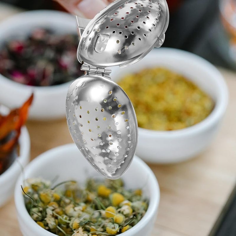 Stainless Steel Coffee Tea Strainer Safe and Easy to Clean Silver Mesh Spoon Home Accessories Durable Loose Leaf Tea Strainer