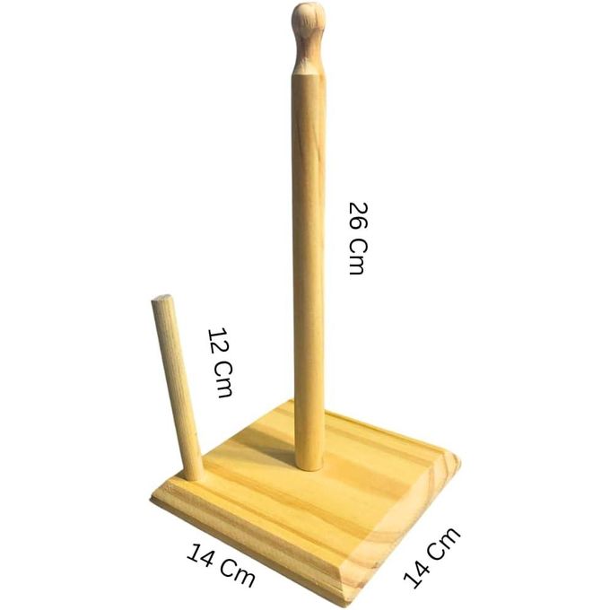 حامل رول فاين للمطبخ – خشب بامبو