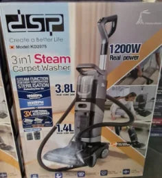 مكنسة غسيل سجاد بالبخار 3 في 1 بقوة 1200 واط تنظيف وتعقيم DSP KD2075