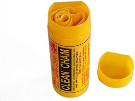 منشفة كلين شام جلد الغزال الشامواه لتنظيف الزجاج والأسطح الناعمة