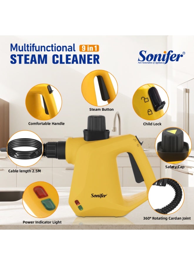 جهاز التنظيف بالبخار ماركة سونيفير Steam Cleaner Sonifer SF-2256
