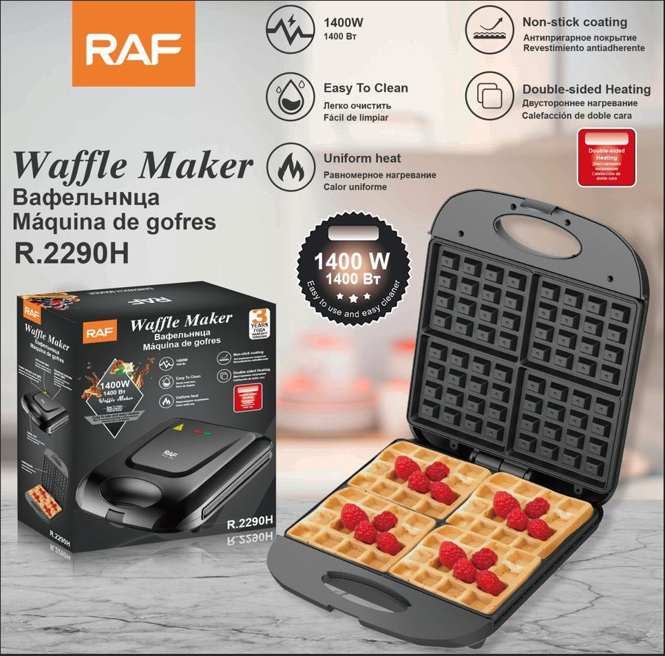 محمصة إفطار جديدة منR.2290H RAF Big 4 Slice غير لاصقة، ماكينة صنع الساندويتشات15واط