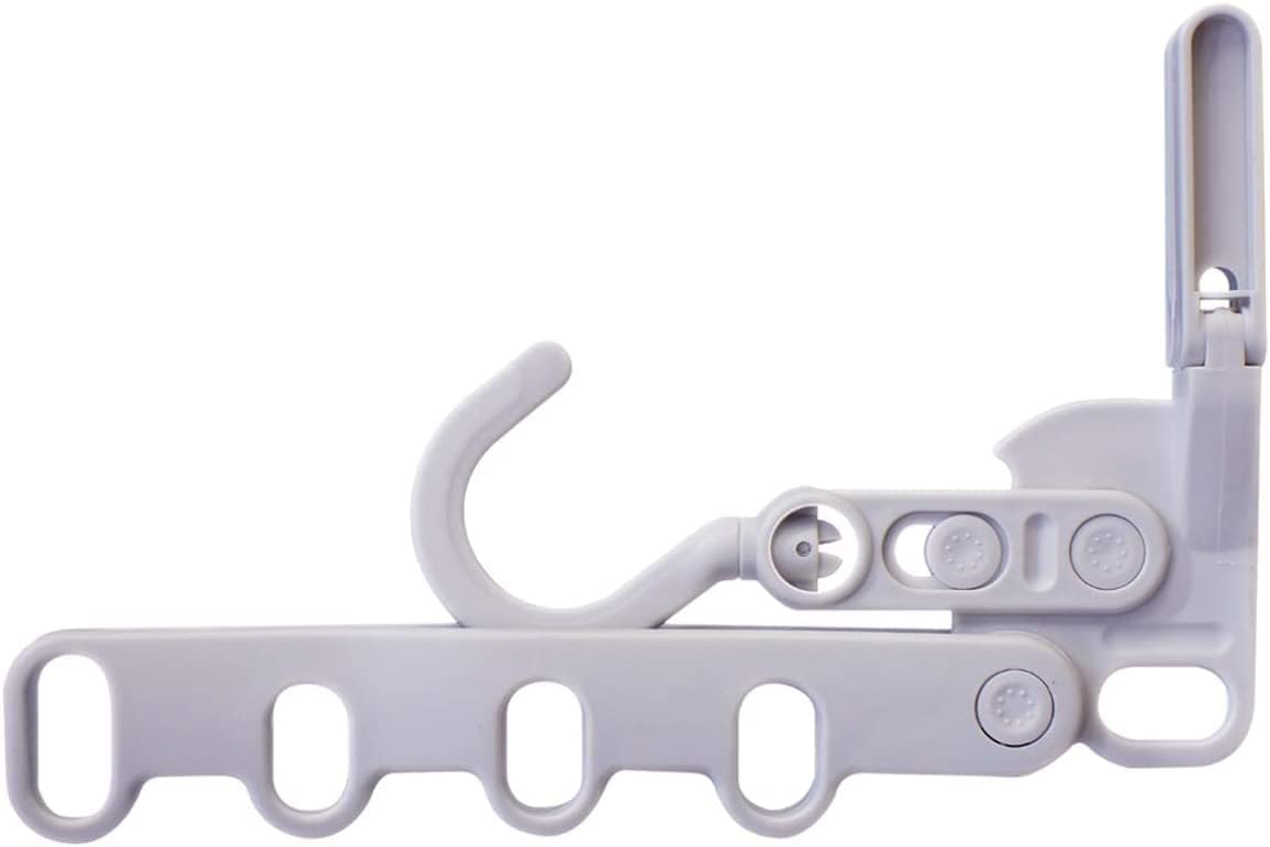 حامل الملابس القابل للطي بخمس فتحات – حل ذكي لتنظيم المساحة في منزلكم وأثناء السفر!