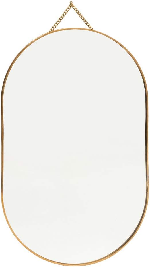 مرآة حائطية بيضاوية – لمسة من الأناقة العتيقة لمنزلك!