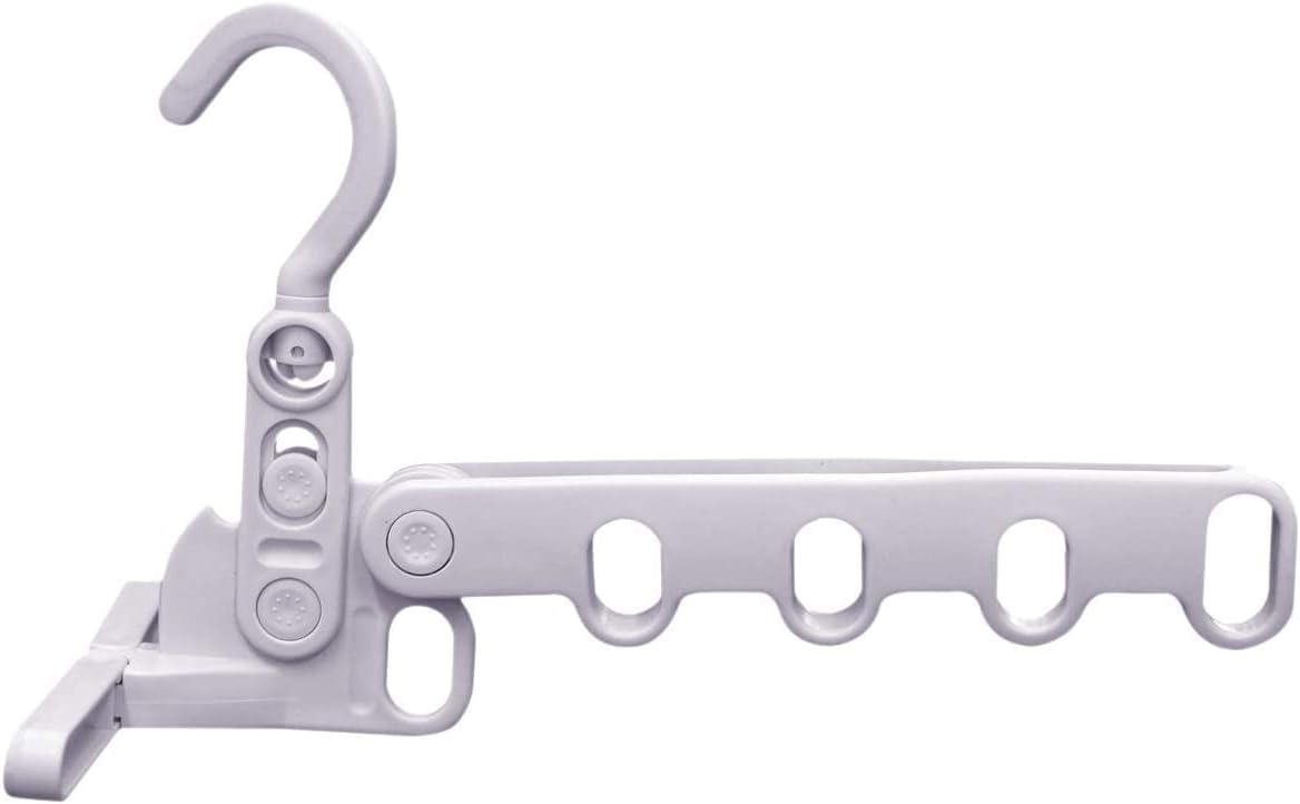 حامل الملابس القابل للطي بخمس فتحات – حل ذكي لتنظيم المساحة في منزلكم وأثناء السفر!