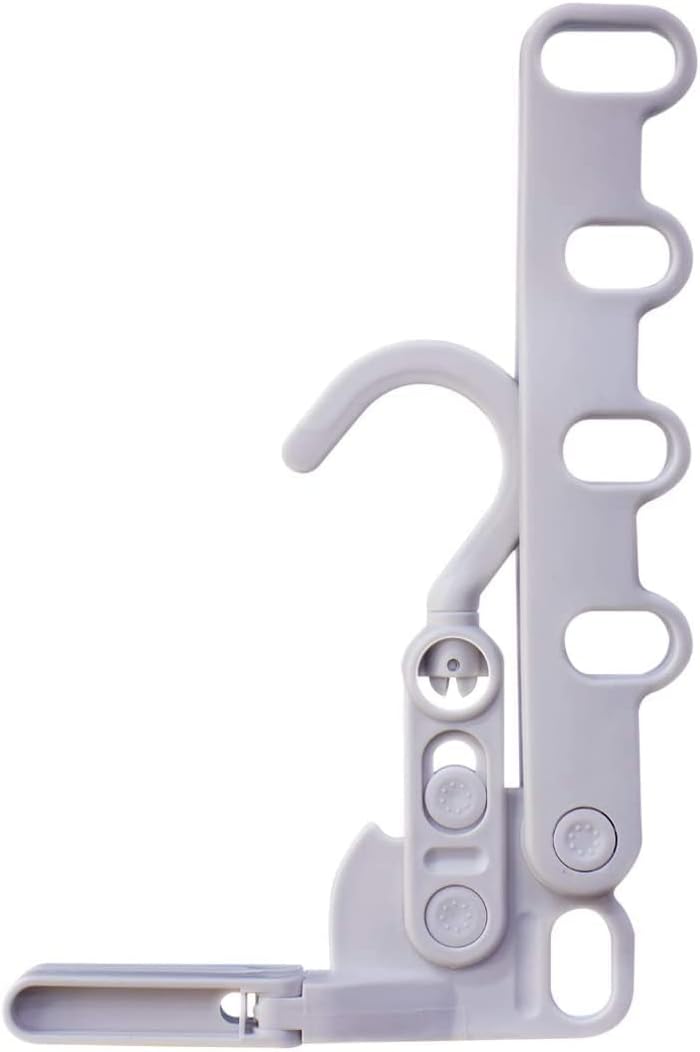 حامل الملابس القابل للطي بخمس فتحات – حل ذكي لتنظيم المساحة في منزلكم وأثناء السفر!