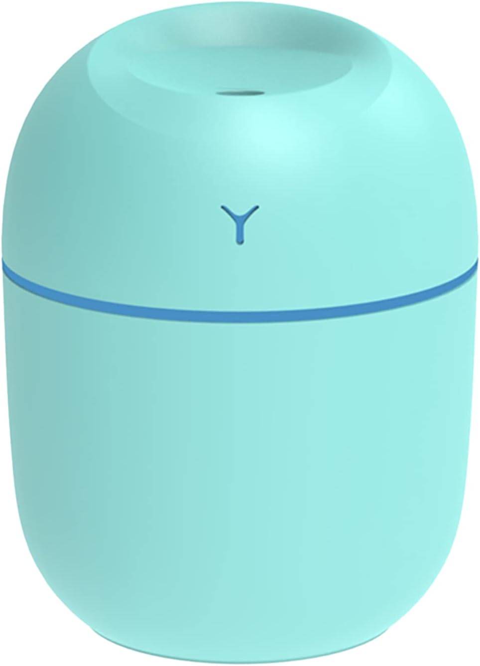 مبخرة مرطب هواء بسعة ٢٢٠ مل مع إضاءة ليلية، محمول، مكتبي، هادئ، بارد، يعمل بمنفذ USB، يجف عند جفافه، يغلق تلقائيًا، مناسب للمنزل، السفر، المكتب، غرفة النوم