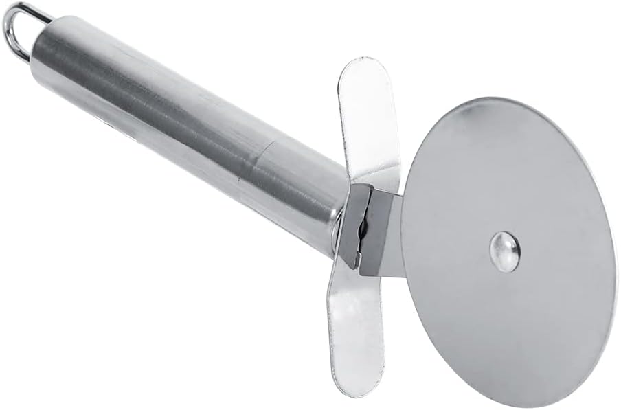 عجلة تقطيع بيتزا، سهلة القطع والتنظيف من الستانلس ستيل