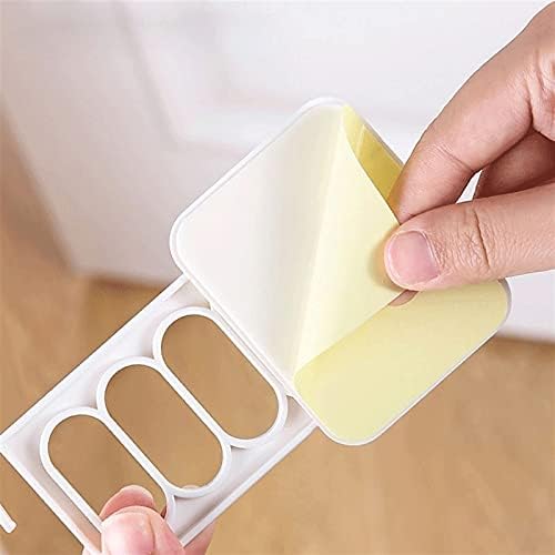 شماعة ملابس حائطية لصق دبل فيس ، لتنظيم غرف النوم وتوفير المساحة، متعددة الاستخدامات، للتعليق في المنزل