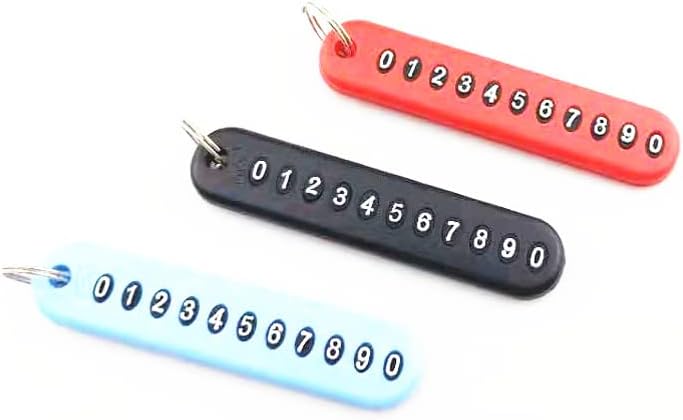 لوحة أرقام هاتف وسلسلة مفاتيح - حل أنيق لمشكلة الضياع!