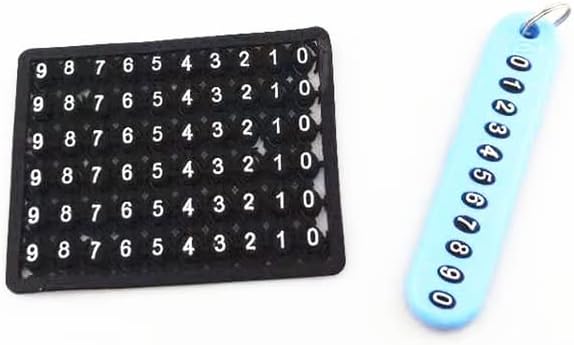 لوحة أرقام هاتف وسلسلة مفاتيح - حل أنيق لمشكلة الضياع!