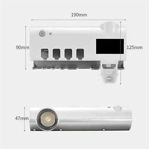 حامل فرشاة الأسنان وحامل المعجون الأوتوماتيكي وجهاز التعقيم بالأشعة فوق البنفسجية