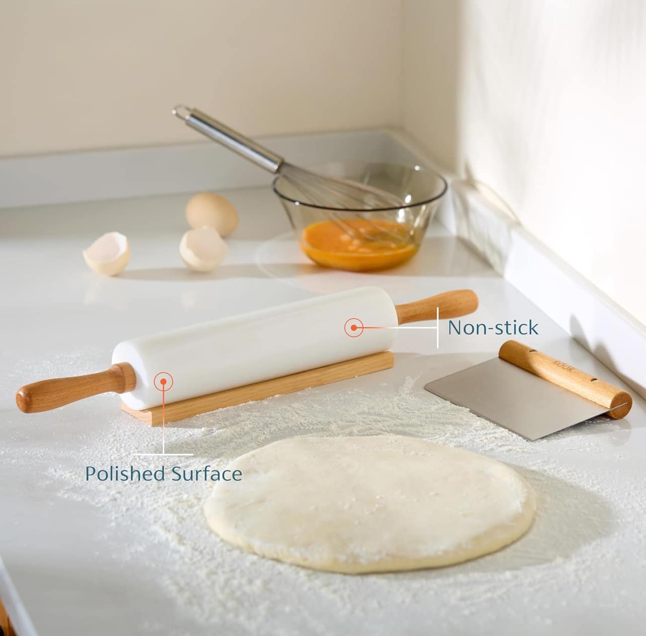 مرق عجين سيليكون 30 سم