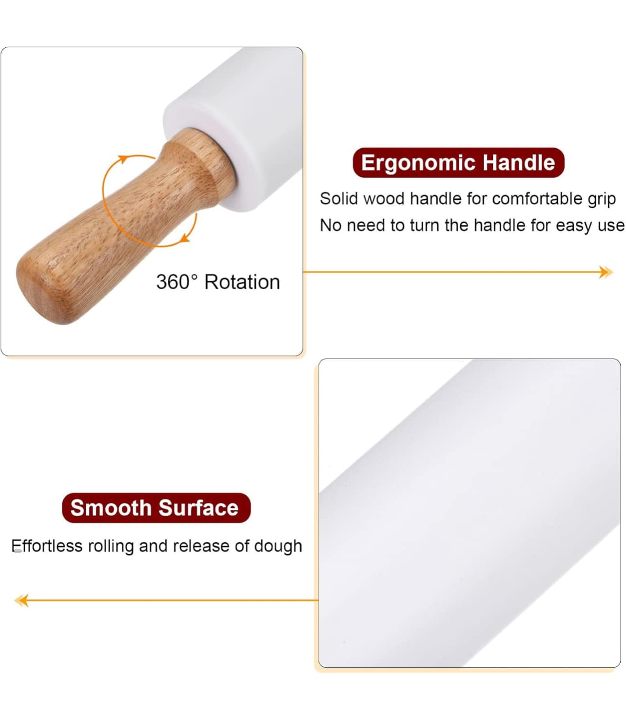 مرق عجين سيليكون 30 سم