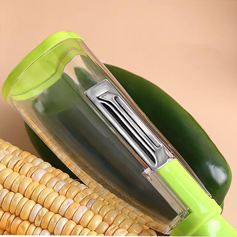 قشارة خضراوات مع حافظة للقشر