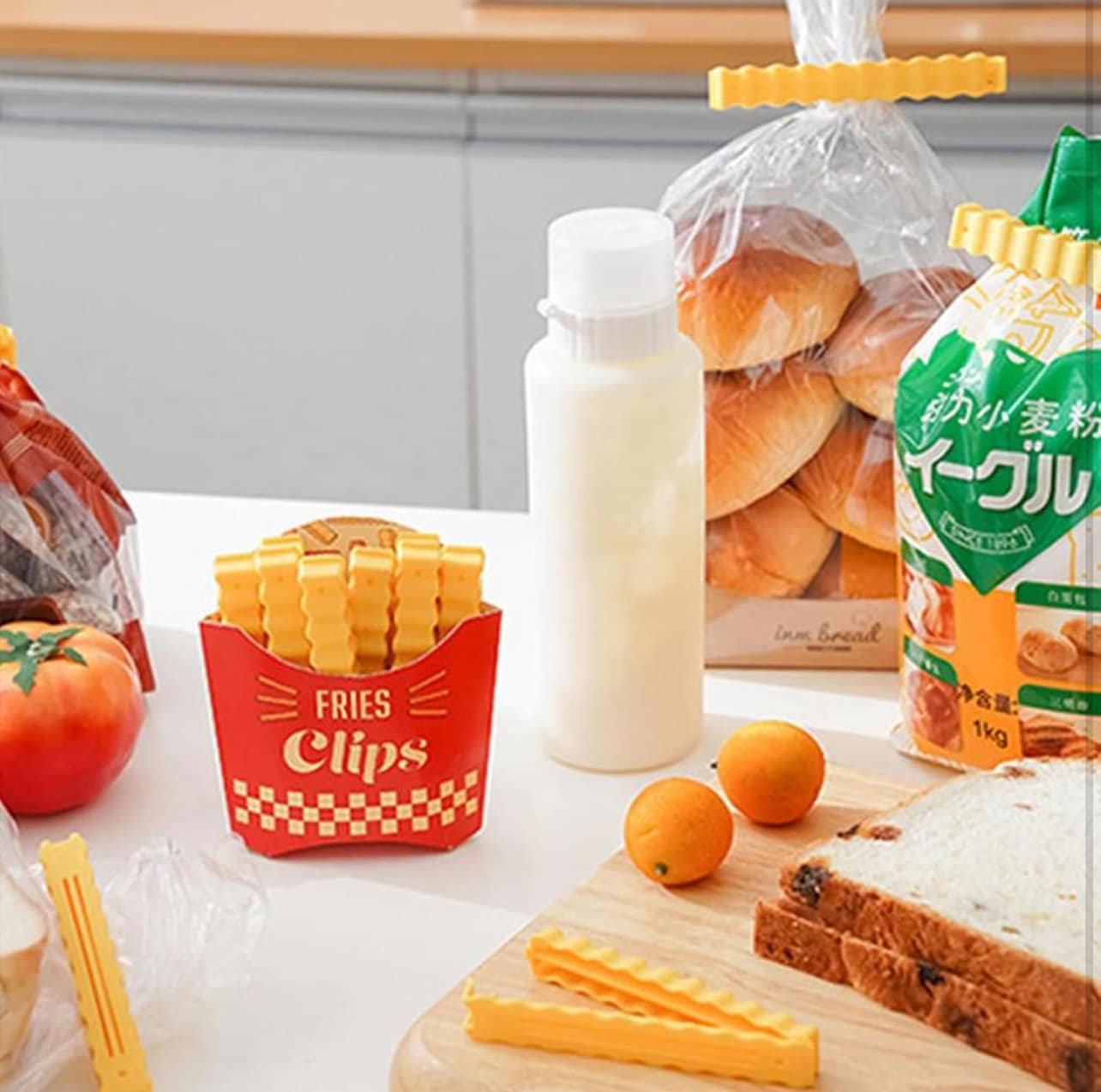 ملاقط اغلاق الاكياس شكل البطاطا 12 قطعة