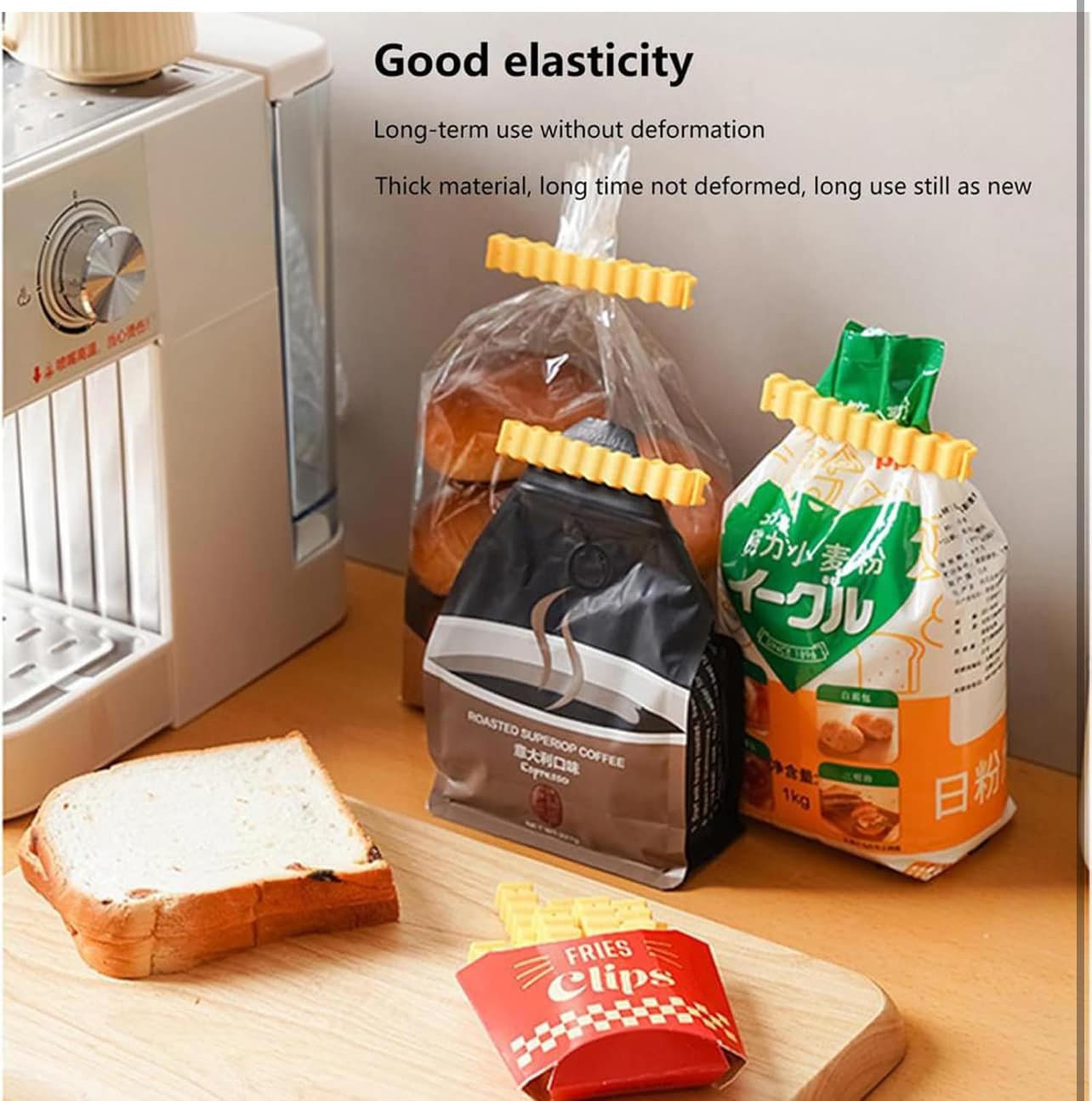 ملاقط اغلاق الاكياس شكل البطاطا 12 قطعة