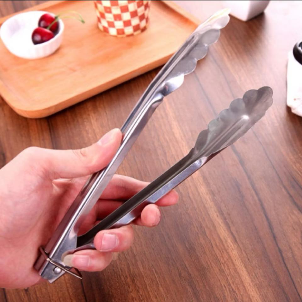 ملقط مشبك طعام من الفولاذ المقاوم للصدأ