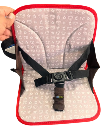 مقعد الأطفال المحمول والمثبت للكرسي/السيارة - تصميم آمن ومريح