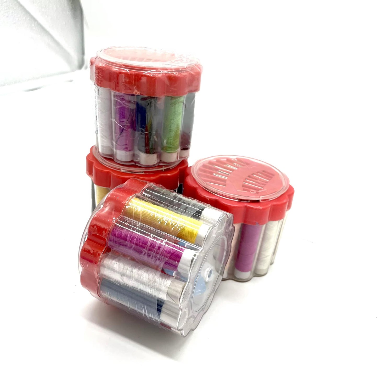 صندوق خياطة مكون من 24 قطعة – تخزين عملي لمستلزمات الخياطة