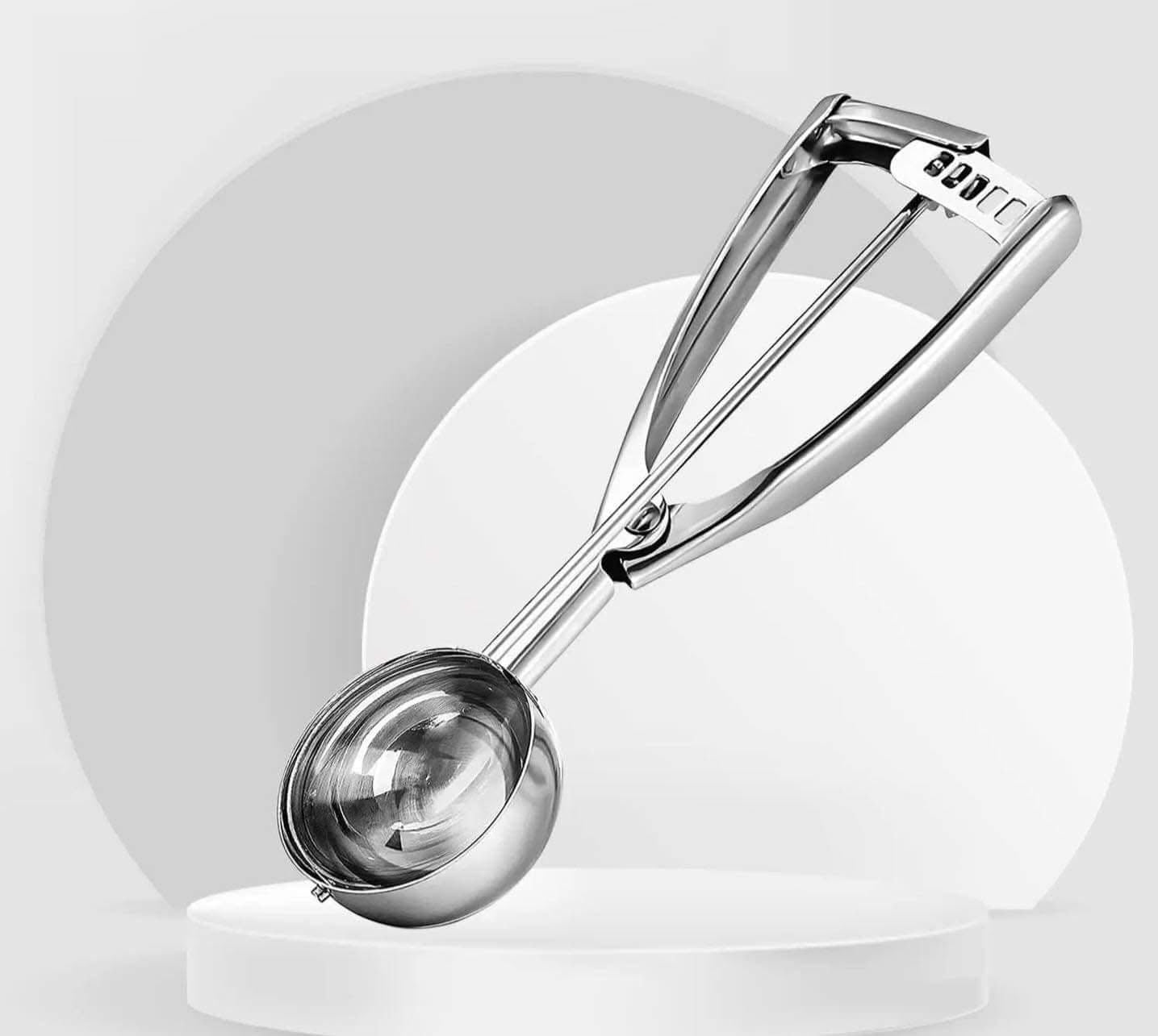 ملعقة بوظة (آيس كريم) احترافية من الستانلس ستيل - سهلة الاستخدام والتنظيف