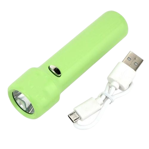 مصباح يدوي LED قابل للشحن عبر USB – موديل AB-8619