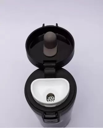 كوب حراري ستانلس ستيل مع مصفاة وقفل امان 350 مل