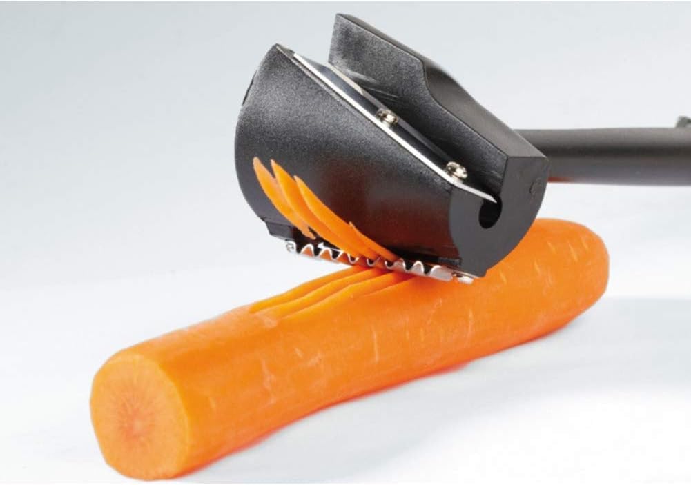 أداة لفّ وتقشير الجزر، أداة تقطيع الخضراوات الحلزونية، أداة تقطيع أزهار الجزر الحلزونية، أداة تزيين المطبخ