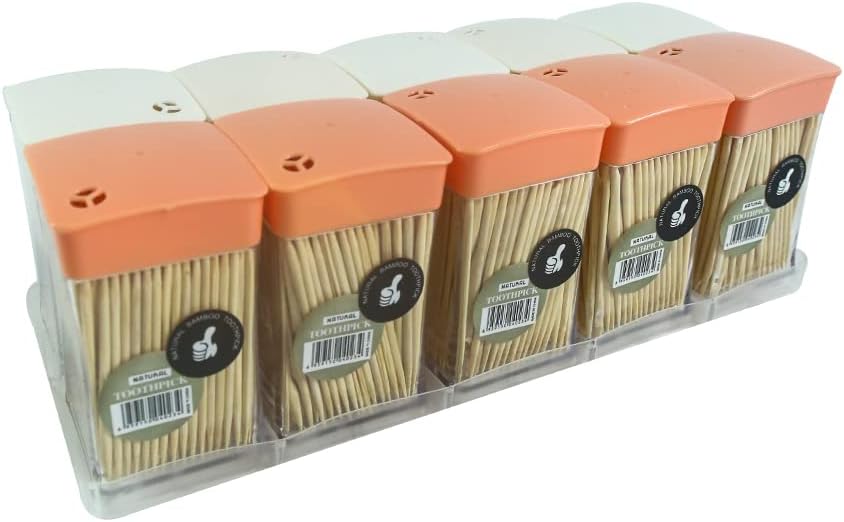 عيدان أسنان خشبية -  200 قطعة