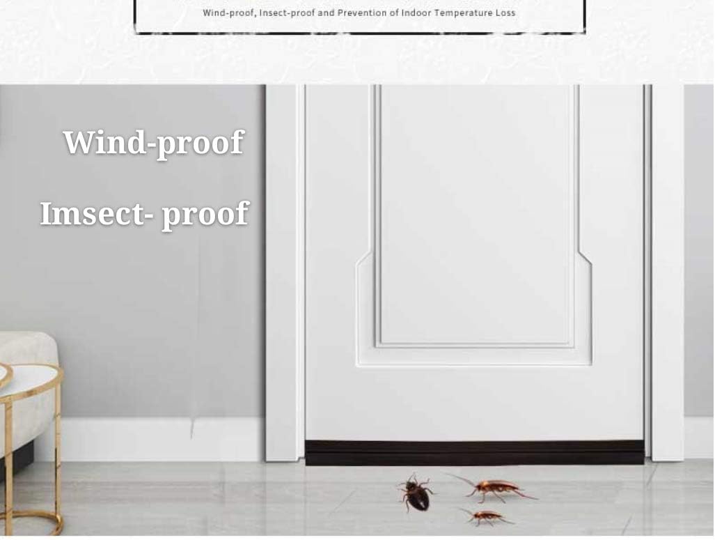 شريط مانع تسرب الأبواب والنوافذ من السيليكون ابيض – راحة، نظافة، وهدوء لمنزلكم!