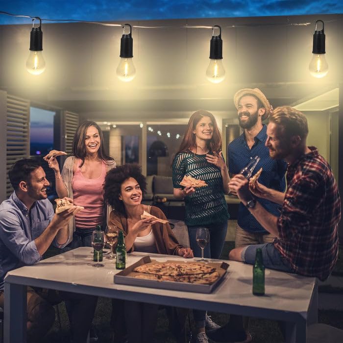 مصباح تخييم قابل لإعادة الشحن، مصابيح LED مقاومة للماء، مزودة بكابل USB، 3 أوضاع، فانوس تخييم معلق، مصباح معلق للمشي لمسافات طويلة، الطوارئ، التخييم مع