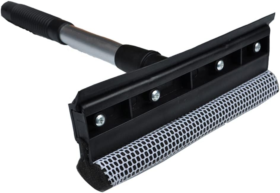 Professional glass squeegee and scrubber